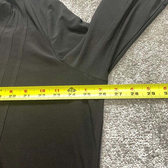 New Directions Blouse shirt womens XXL 2XL Black Long Sleeve Roll Henley New NWT - Picture 12 of 13